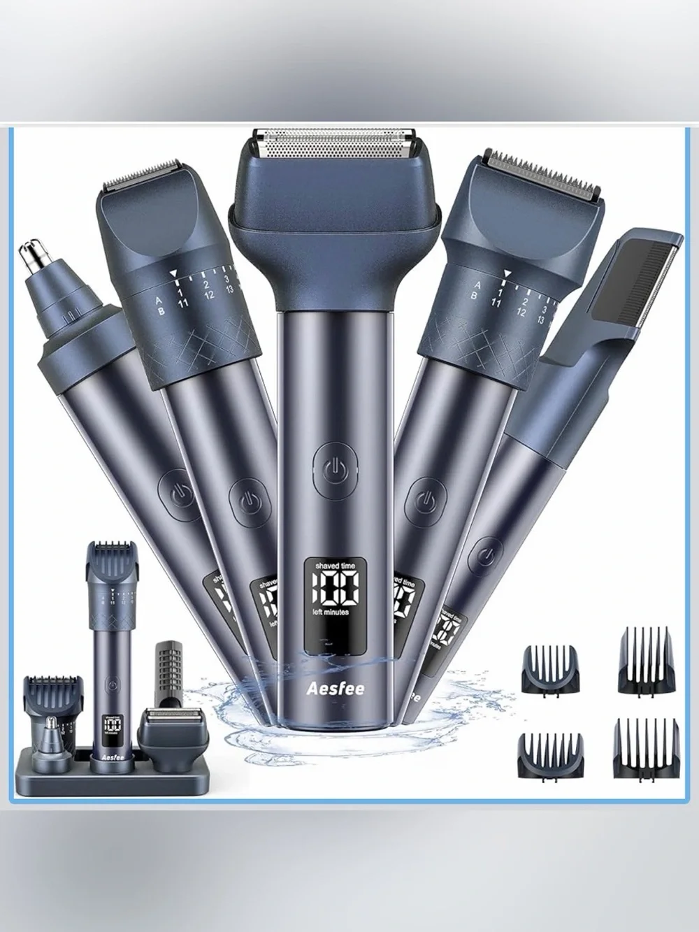Men's Electric Shaver & Grooming Kit